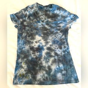 💙Men’s blue tie dye shirtsleeve Large shirt
